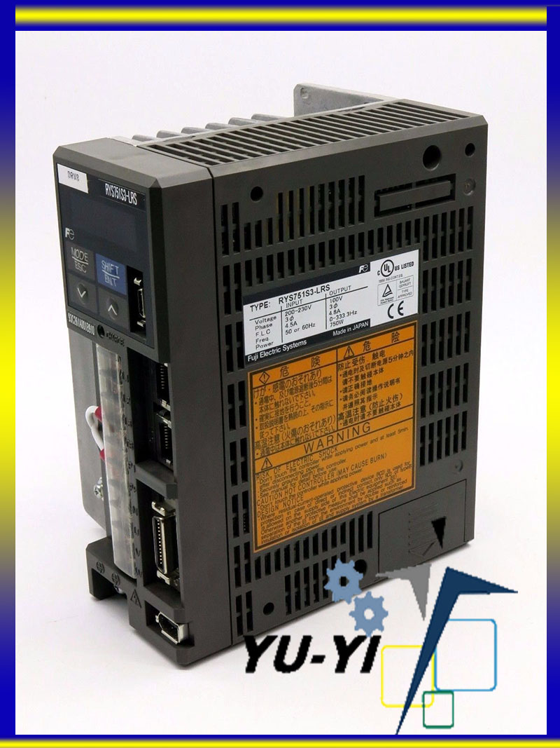 FUJI RYS751S3LRS SERVO DRIVER PLC DCS SERVO Control MOTOR POWER